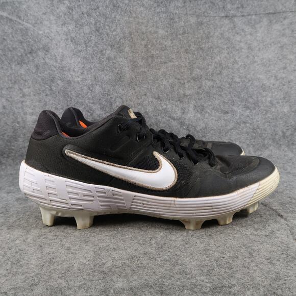Nike Baseball Cleats Mens 9.5 Alpha Huarache Elite 2 Black White Athletic Sport main image 7